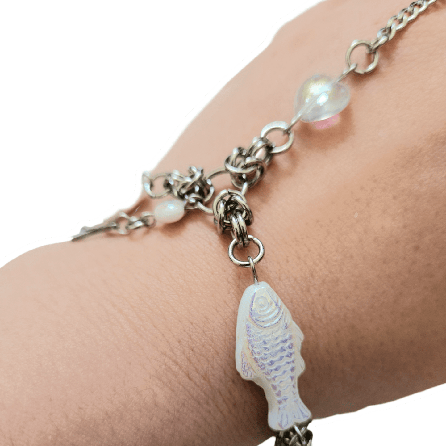 sea foam bracelet
