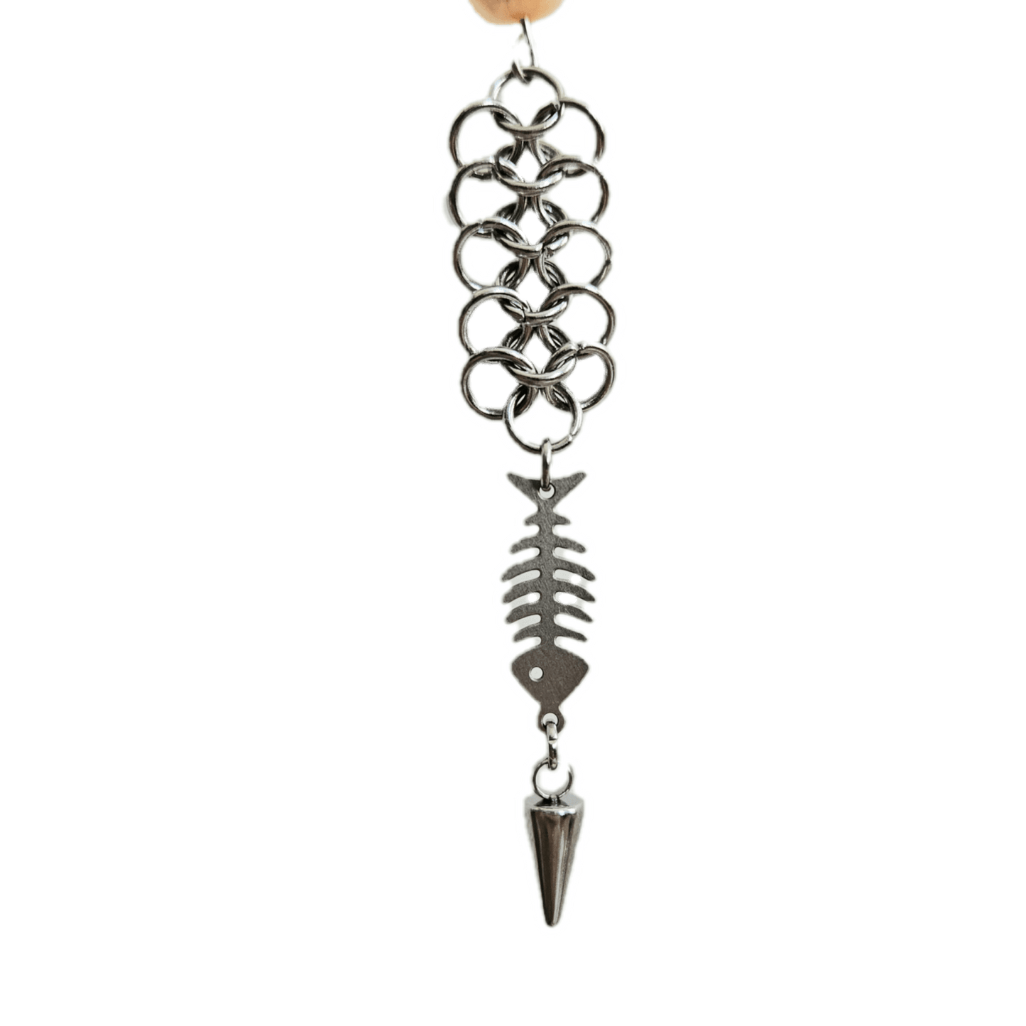 gold fish earrings