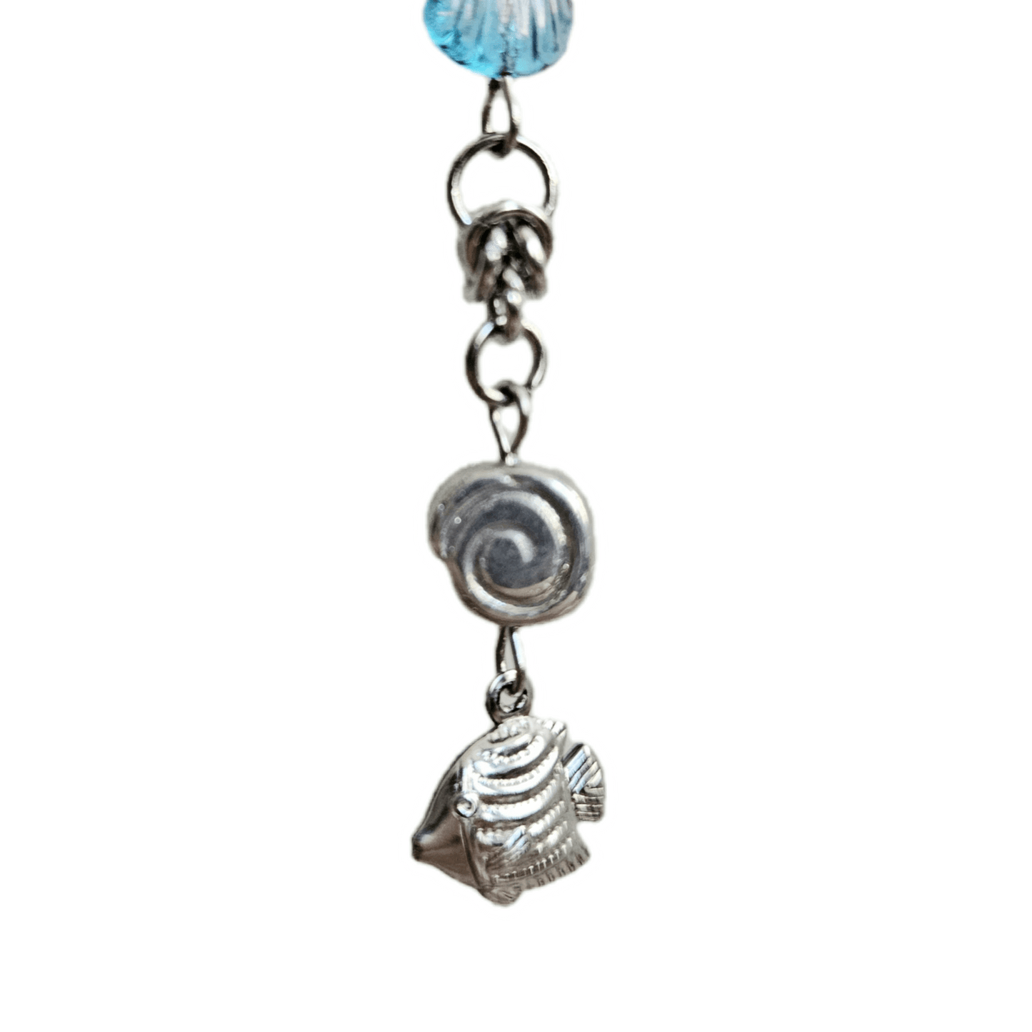 fish swirl earrings