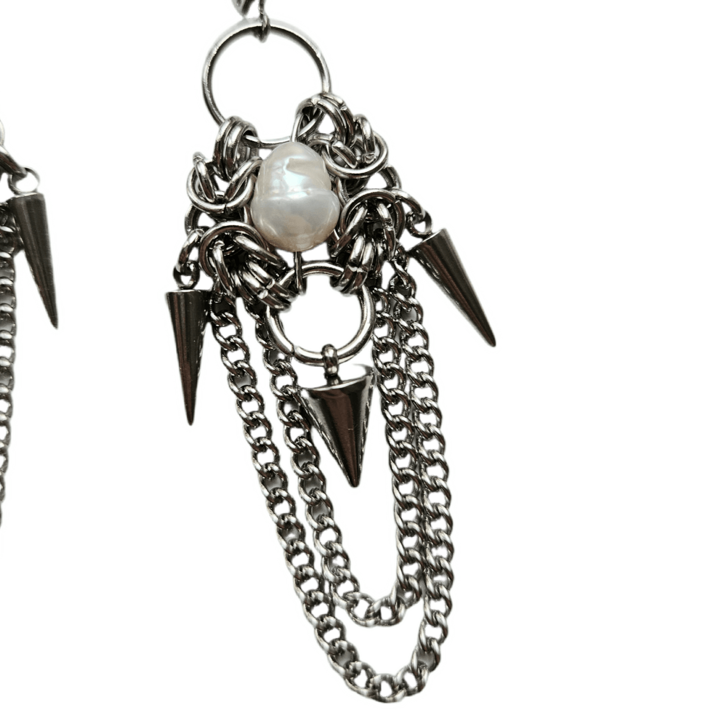 pearls&spikes earrings no.4