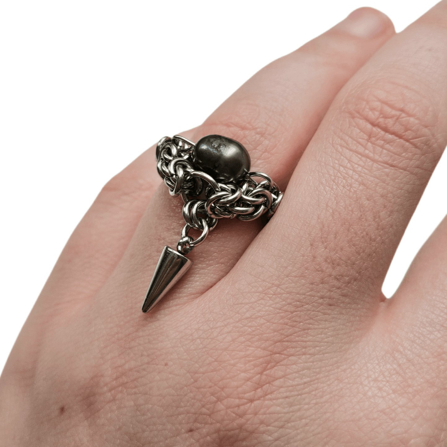 pearls&spikes ring no.2