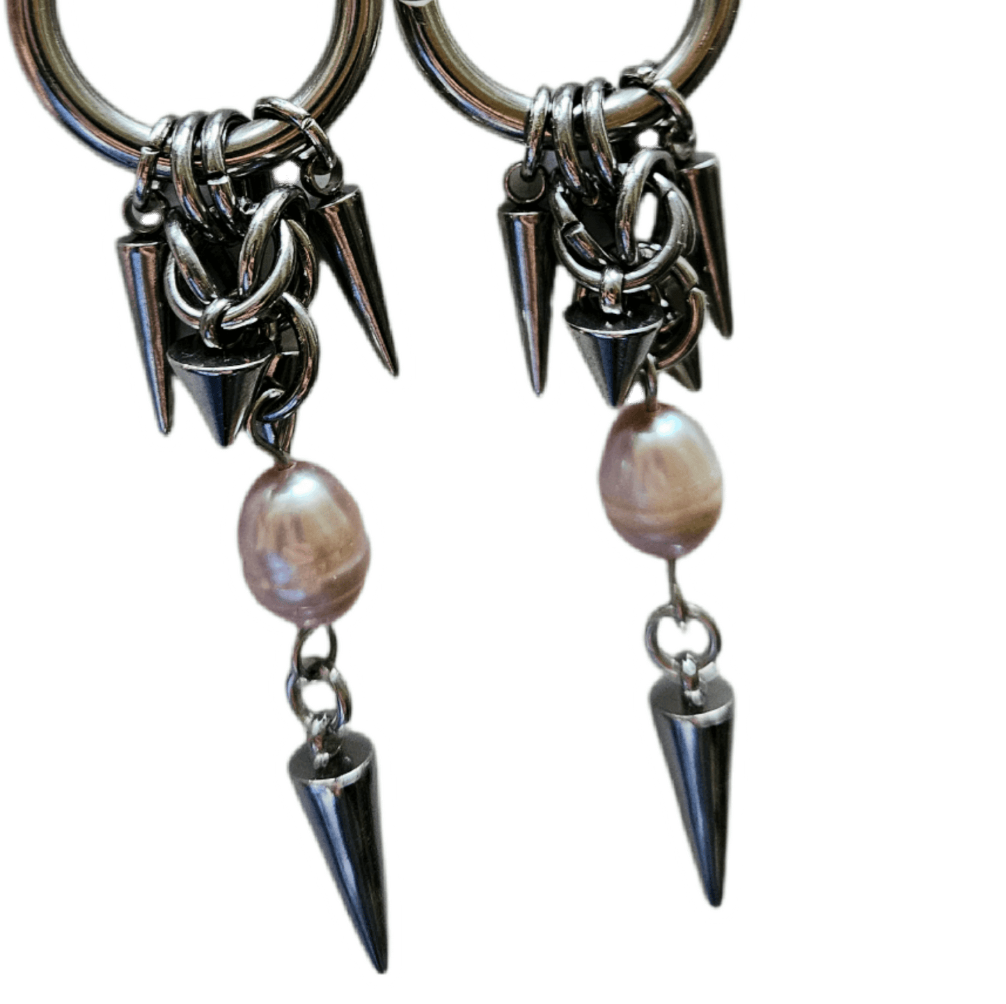 pearls&spikes earrings no.3