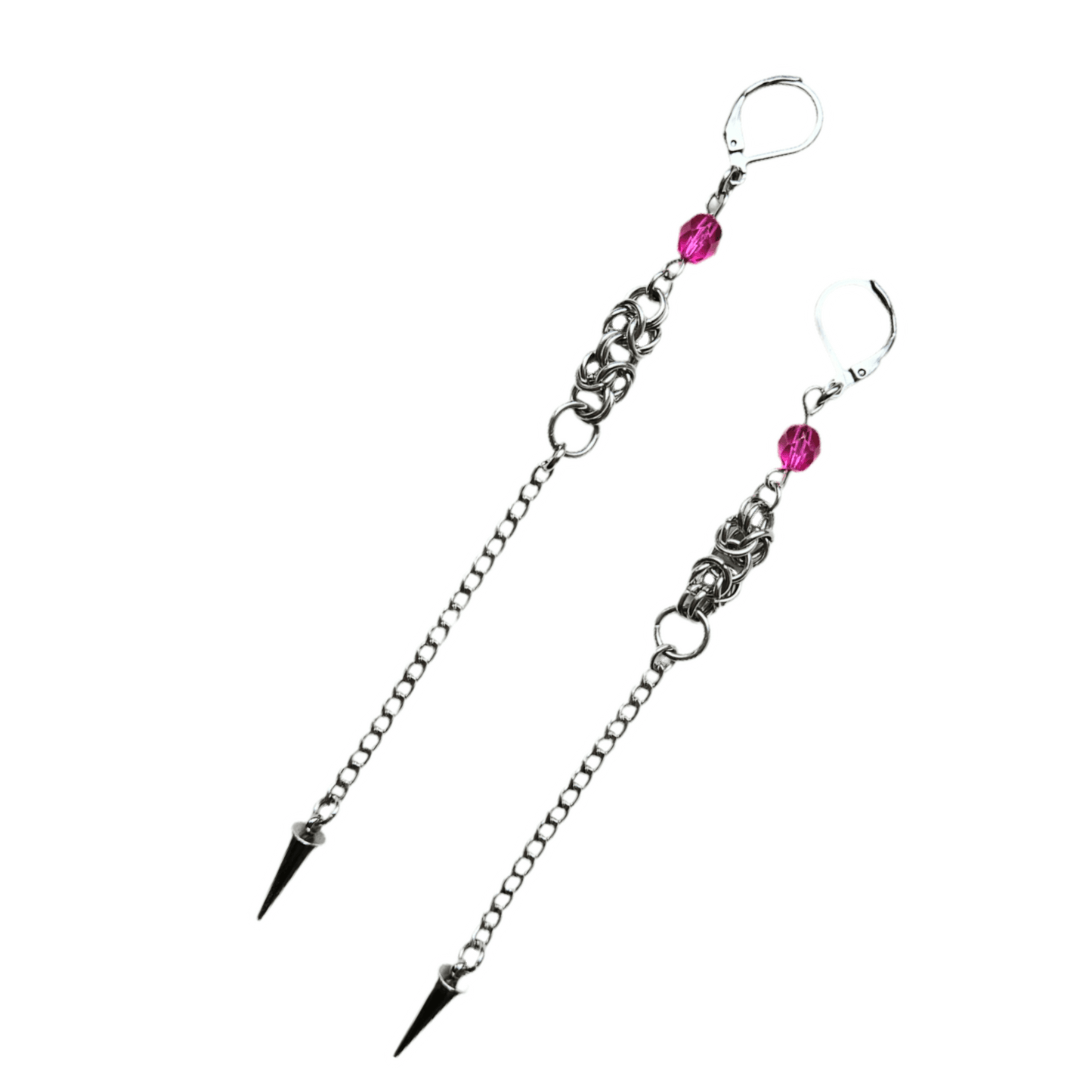 pink fairy earrings