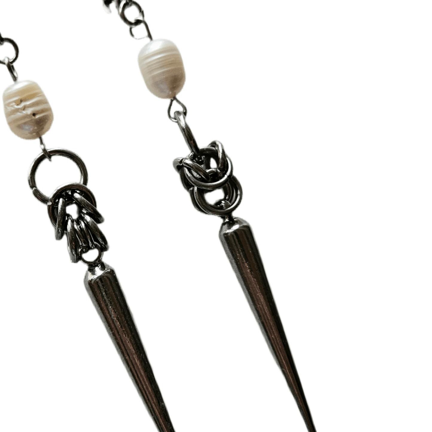 pearls&spikes earrings no.5