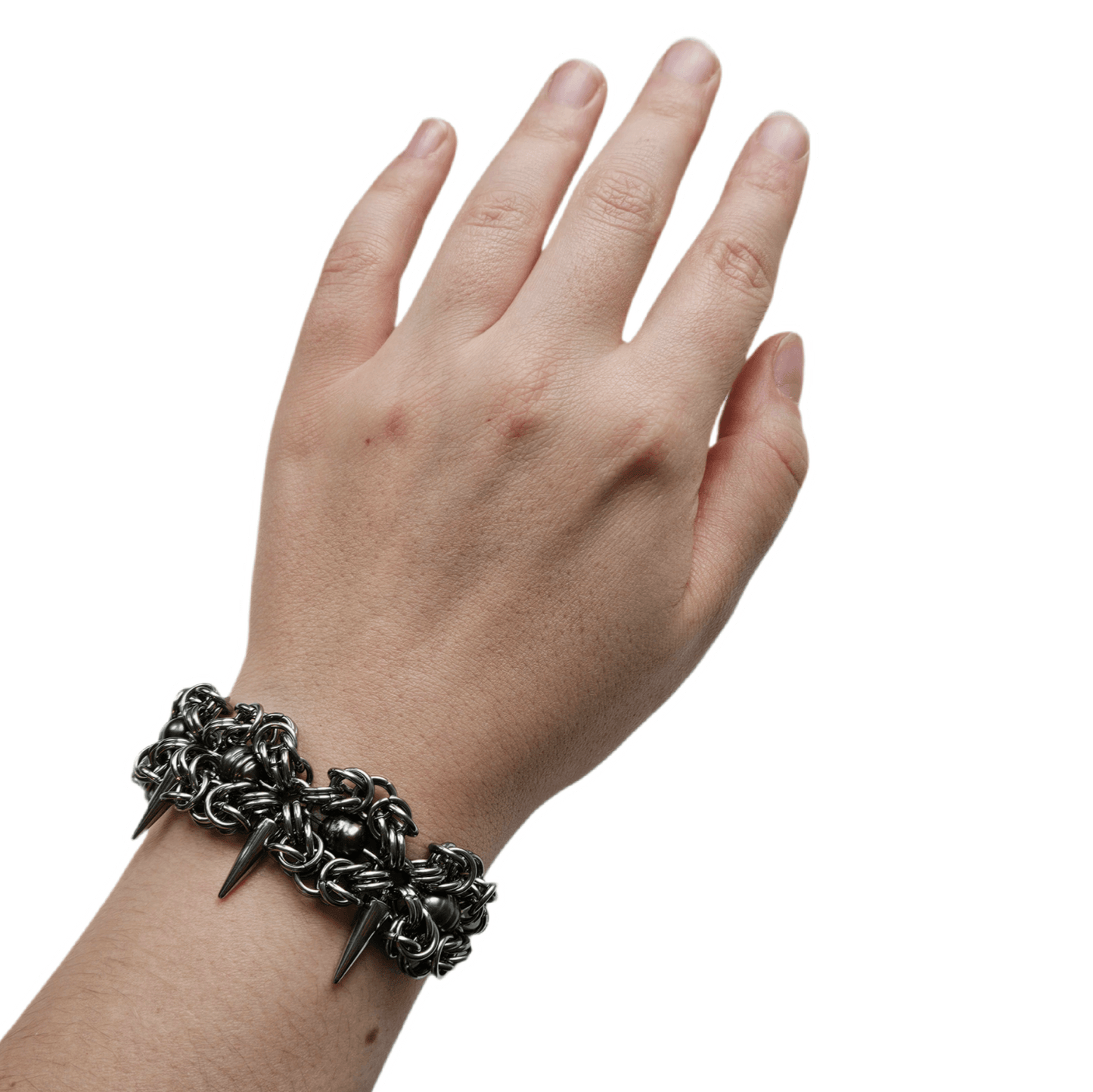 pearls&spikes bracelet