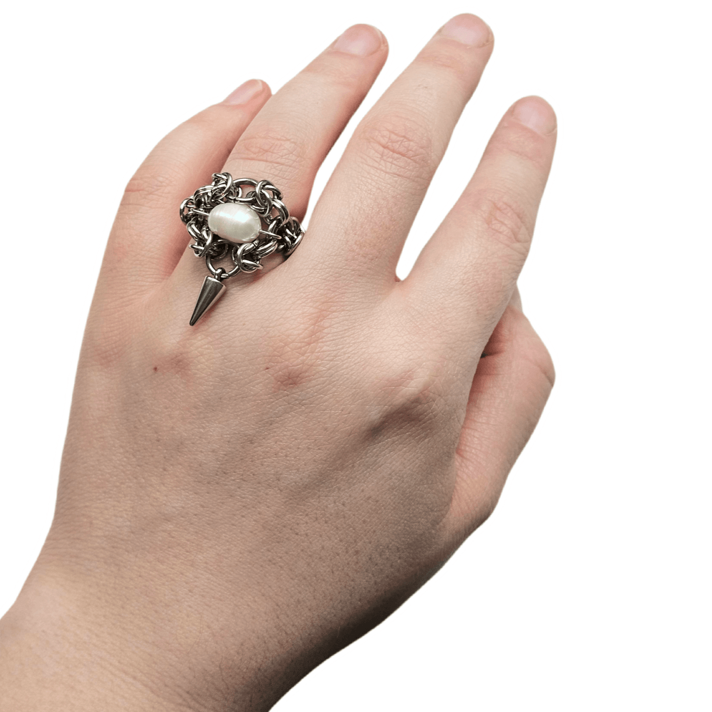 pearls&spikes ring no.1