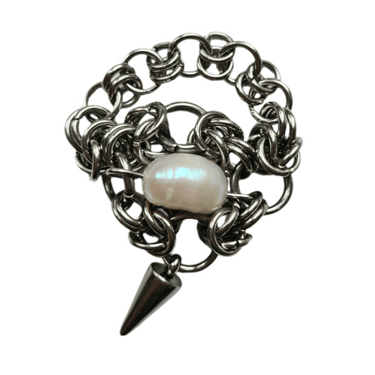 pearls&spikes ring no.1